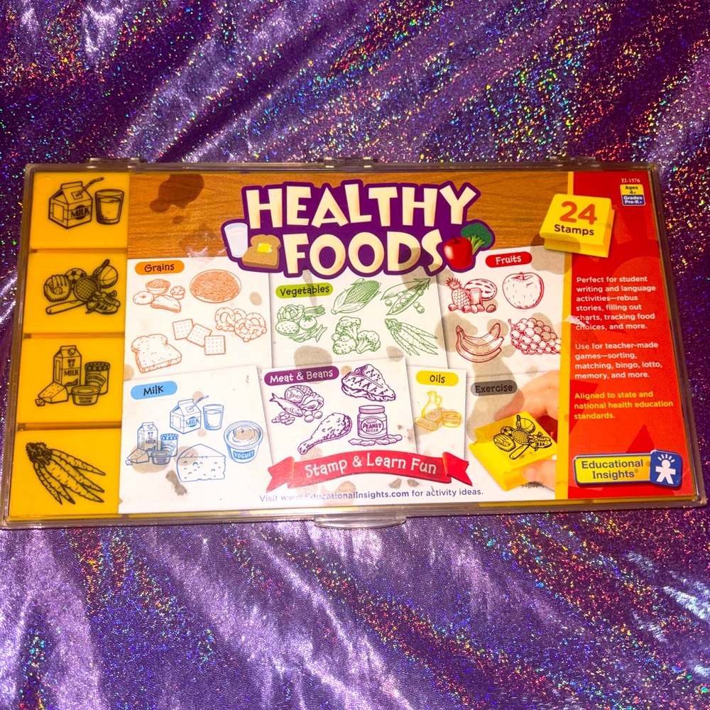 Healthy Foods Stamp Set